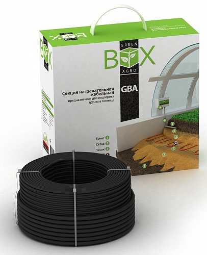 Комплект для обогрева грунта теплиц GREEN BOX AGRO на 10 кв.м.