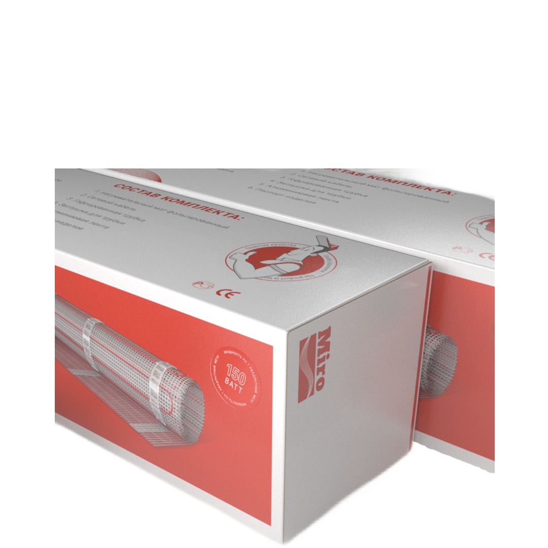 Нагревательный мат Miro 7,0 м2 - 1050 Вт (150 Вт/м2)